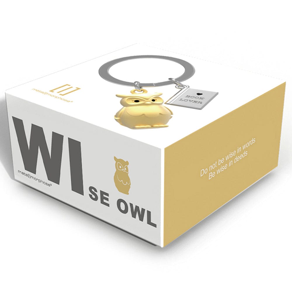 Metalmorphose Metalmorphose - Owl & Book Keyholder