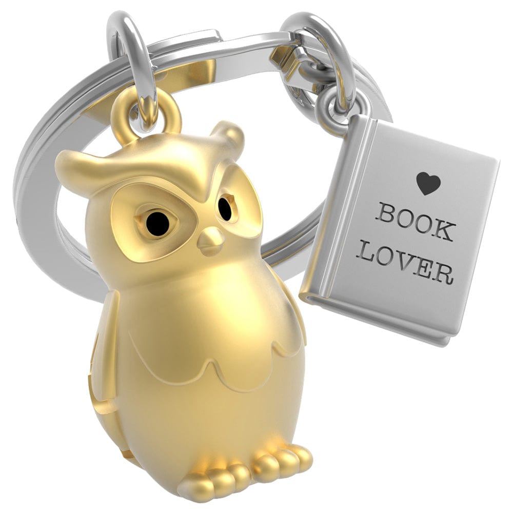 Metalmorphose Metalmorphose - Owl & Book Keyholder