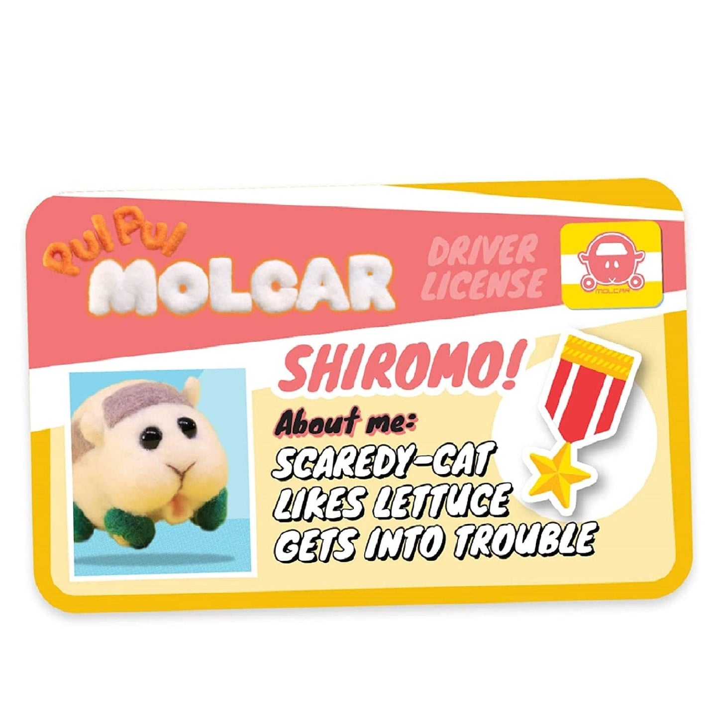 Molcars Toys Pui Pui Molcar Medium 11" Plush- Choco