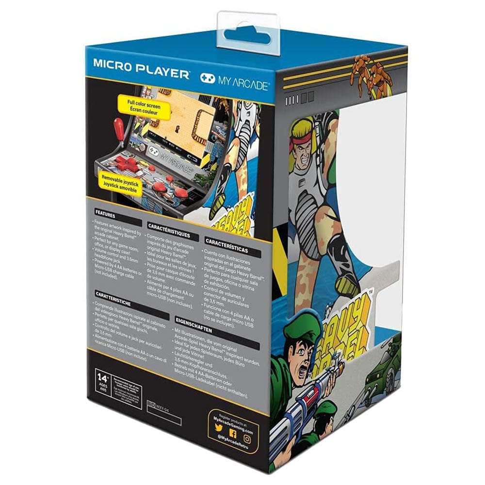 My Arcade Gaming Micro Player 6.75" Heavy Barrel Collectible Retro