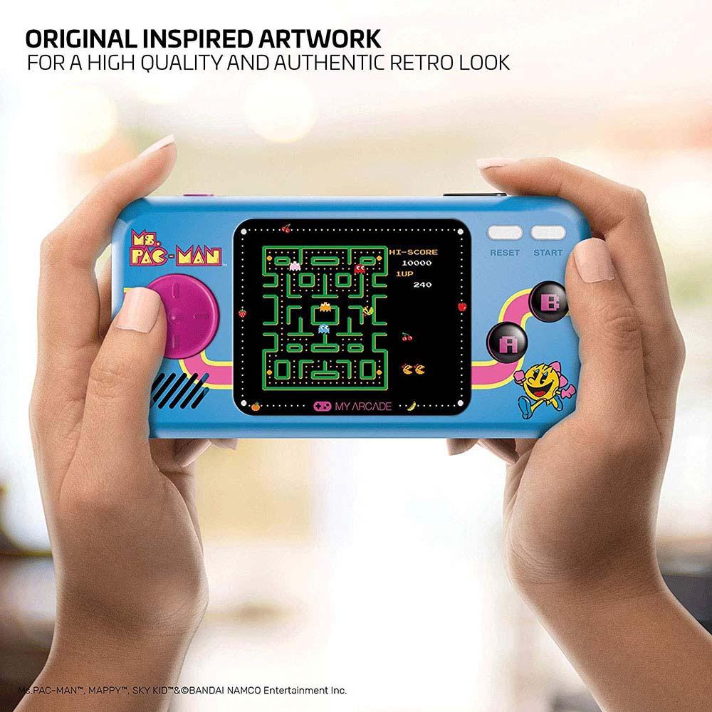 My Arcade Gaming Ms. Pac-Man Pocket Player - Blue