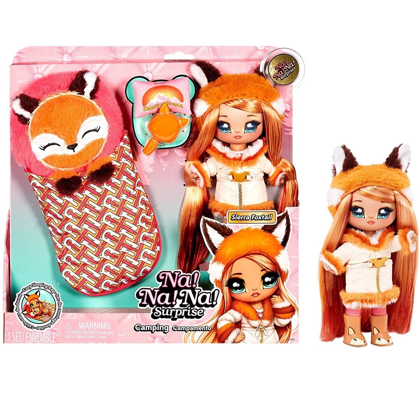 Na Na Toys Na! Na! Na! Surprise Camping Series Sierra Foxtail - Fox-Inspired