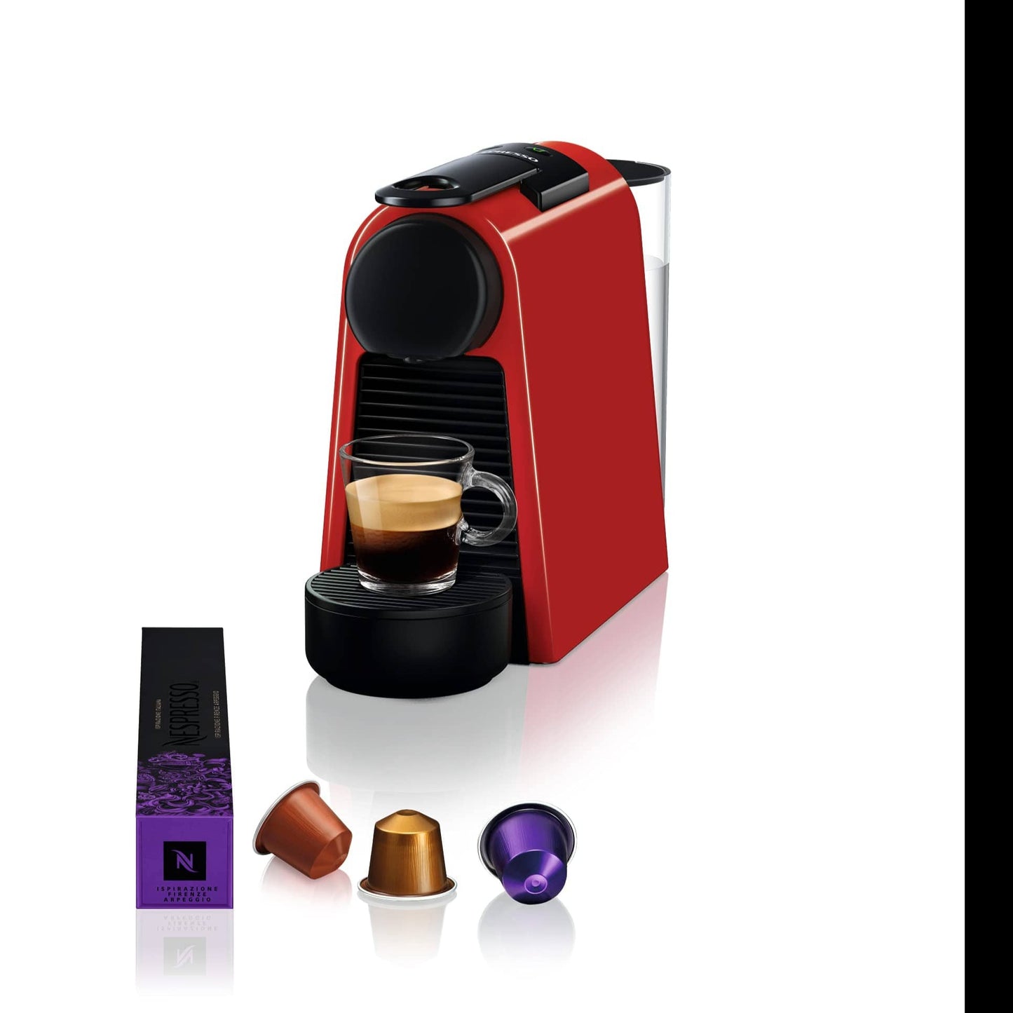 Nespresso Appliances Nespresso Essenza Mini Coffee Machine D30-ME Red