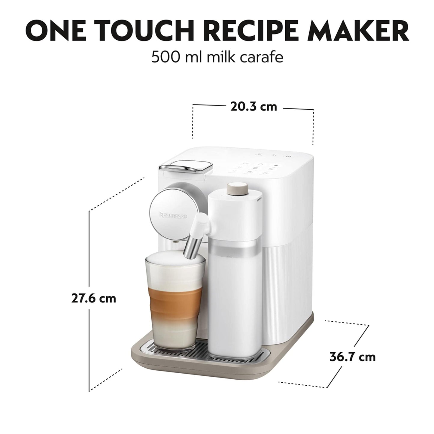 Nespresso Appliances Nespresso Gran Lattissima coffee machine, White