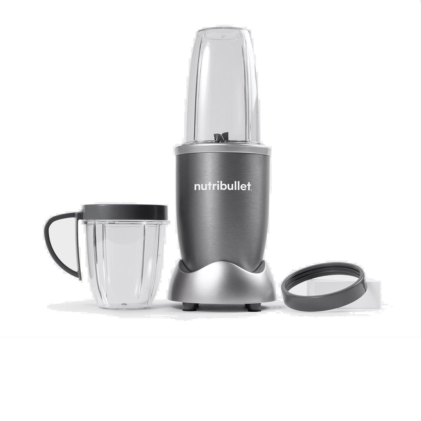Nutribullet Home & Kitchen Nutribullet 6 Piece High Speed Blender Mixer System 600 Watts - Grey