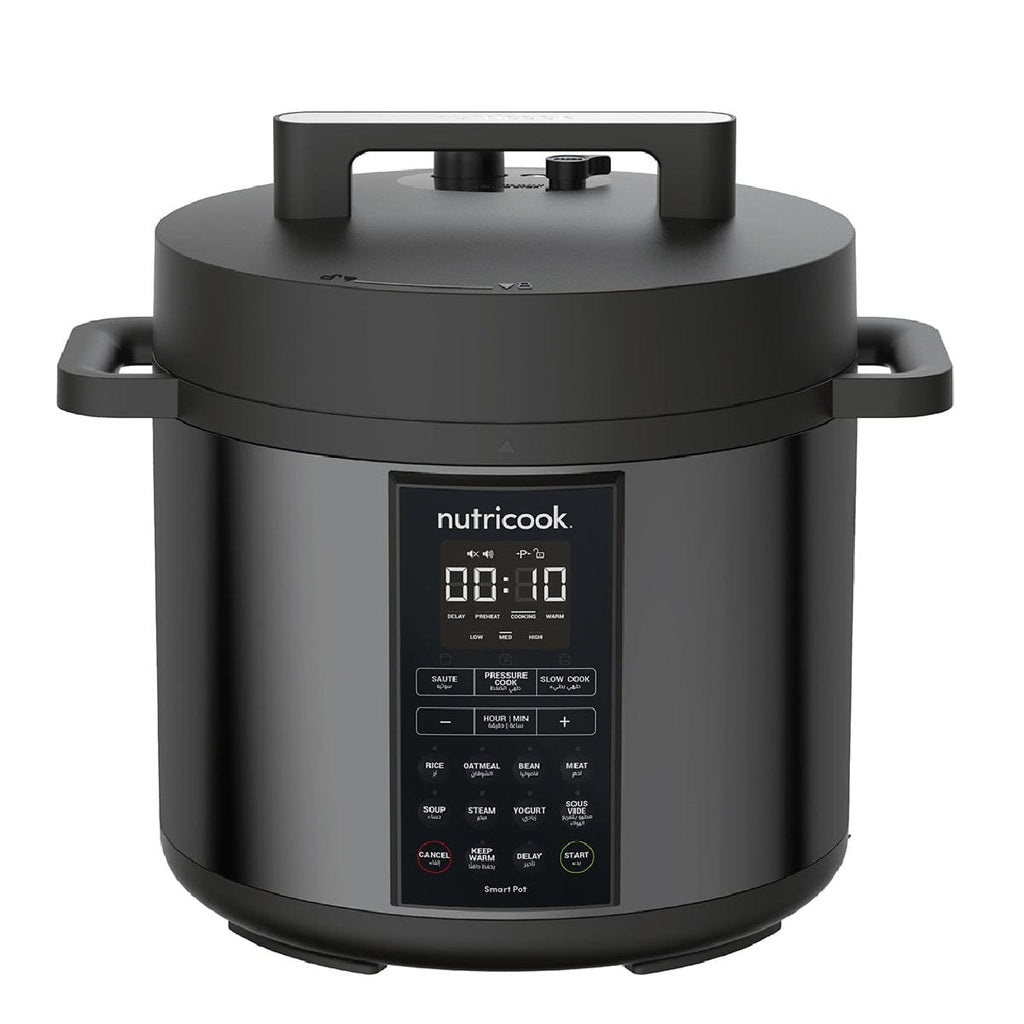 Nutricook Appliances Nutricook - 9-in-1 Smart Pressure Cooker 6L, 1000W - Black