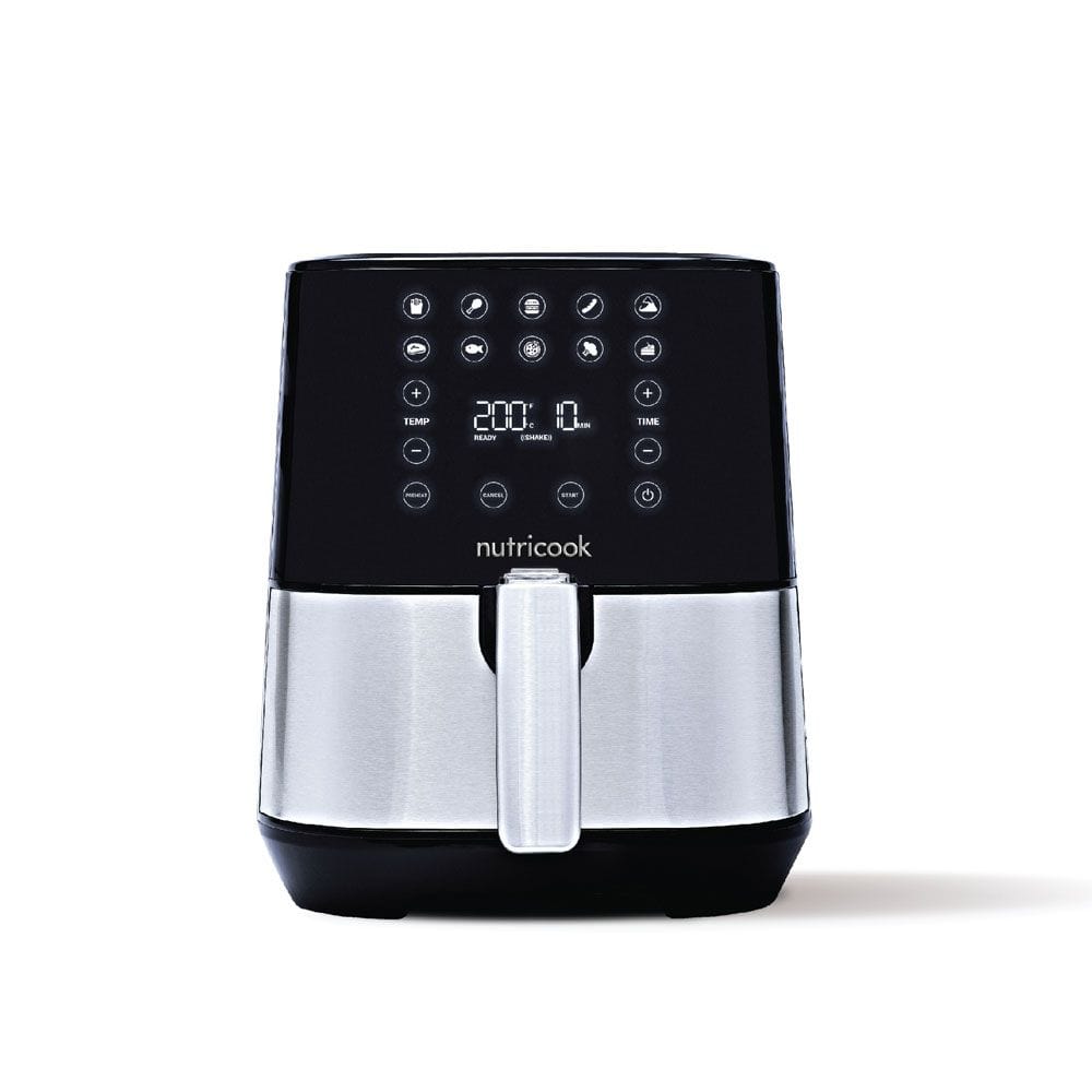 Nutricook Home & Kitchen Nutricook Air Fryer 2, 1700 Watts, Black/Silver 2 Year Warranty