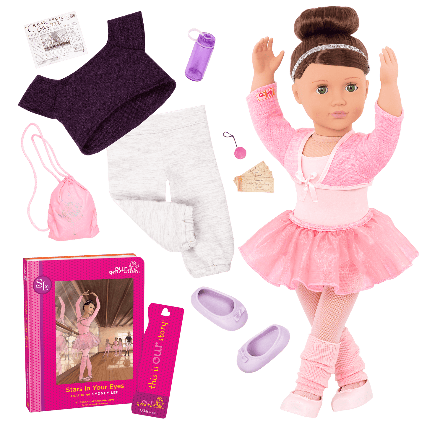 Our Generation Toys Our Generation Deluxe Sydney Lee Doll & Book