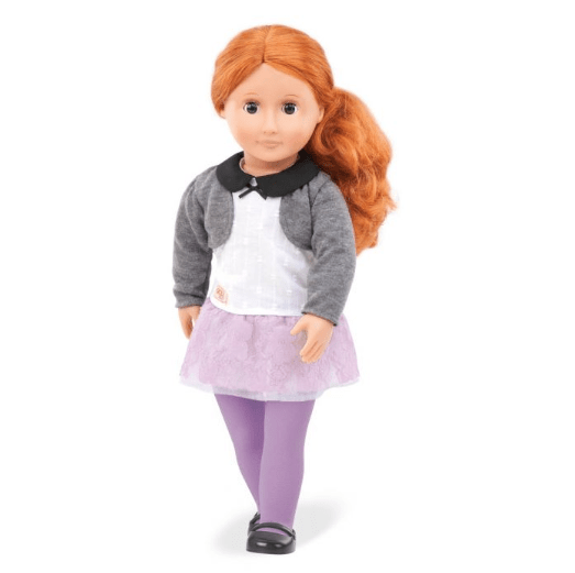 Our Generation Toys Our Generation Doll with Lace and Turtle Skirt Ella Grace
