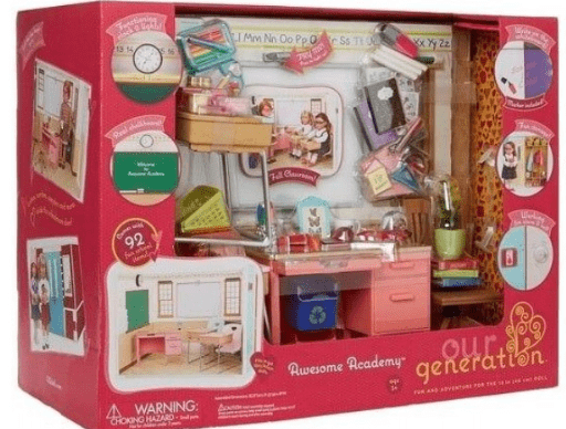 Our Generation Toys "Our Generation School Room -in Open box"