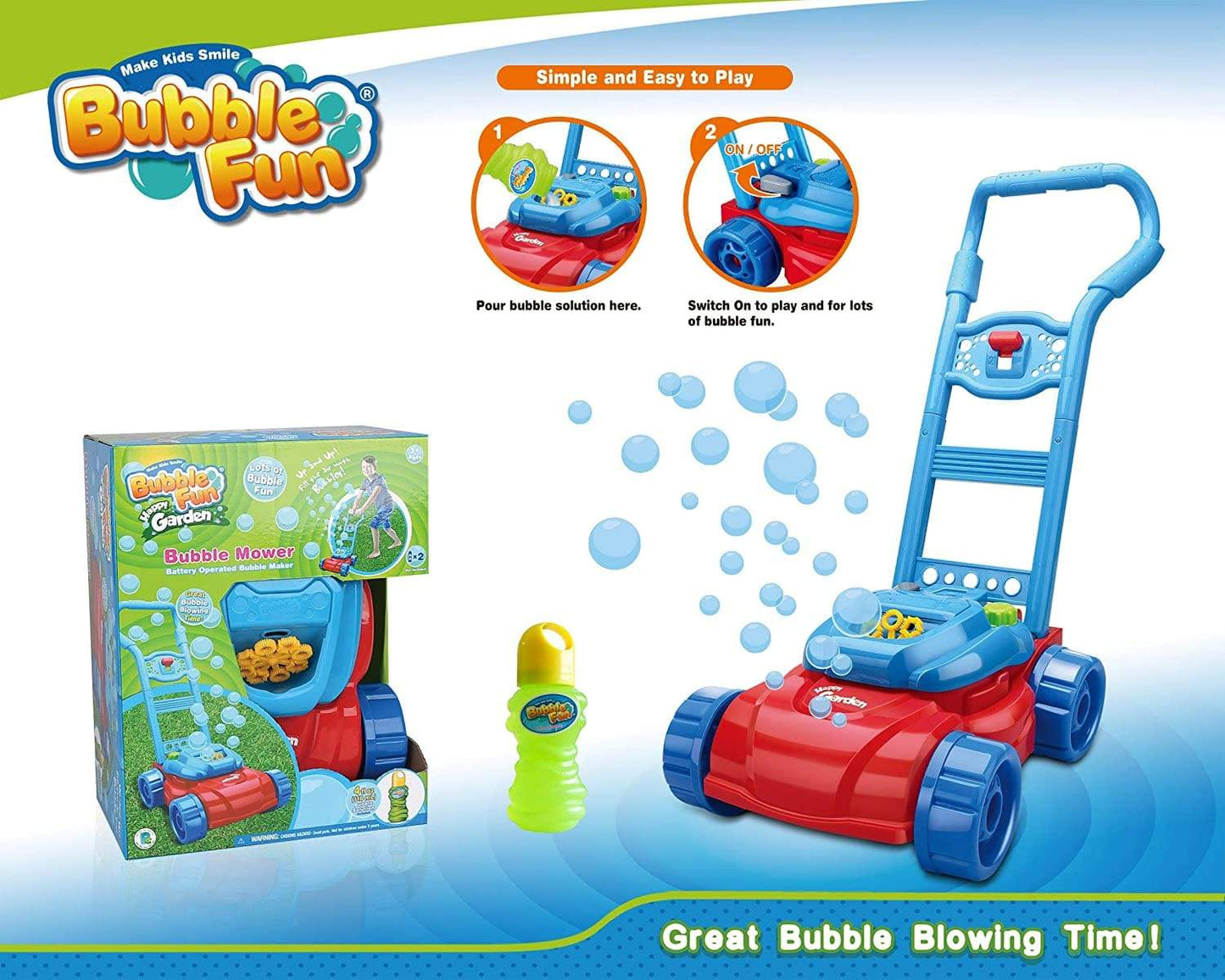 P.joy Toys P.Joy Bubble Mower B/O