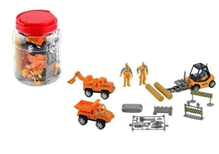 P.joy Toys P.Joy Promo Jar Construction Play Set