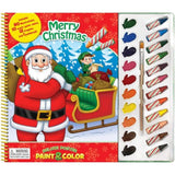 Phidal Toys Phidal - Christmas Deluxe Poster And Paint Color