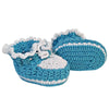 Pikkaboo Babies Pikkaboo - SnuggleandPlay Soft Crocheted Bunny set - Blue and White