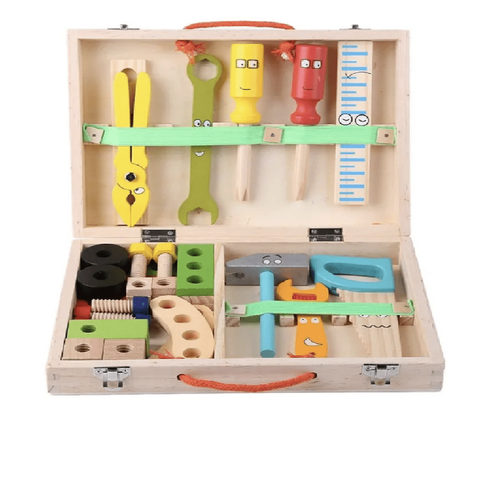 Pikkaboo Toys Pikkaboo Woody Buddy - Tools Kit