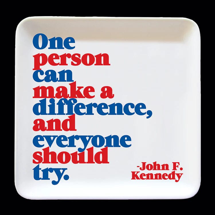 quotable Home & Kitchen Quotable dish- one person can