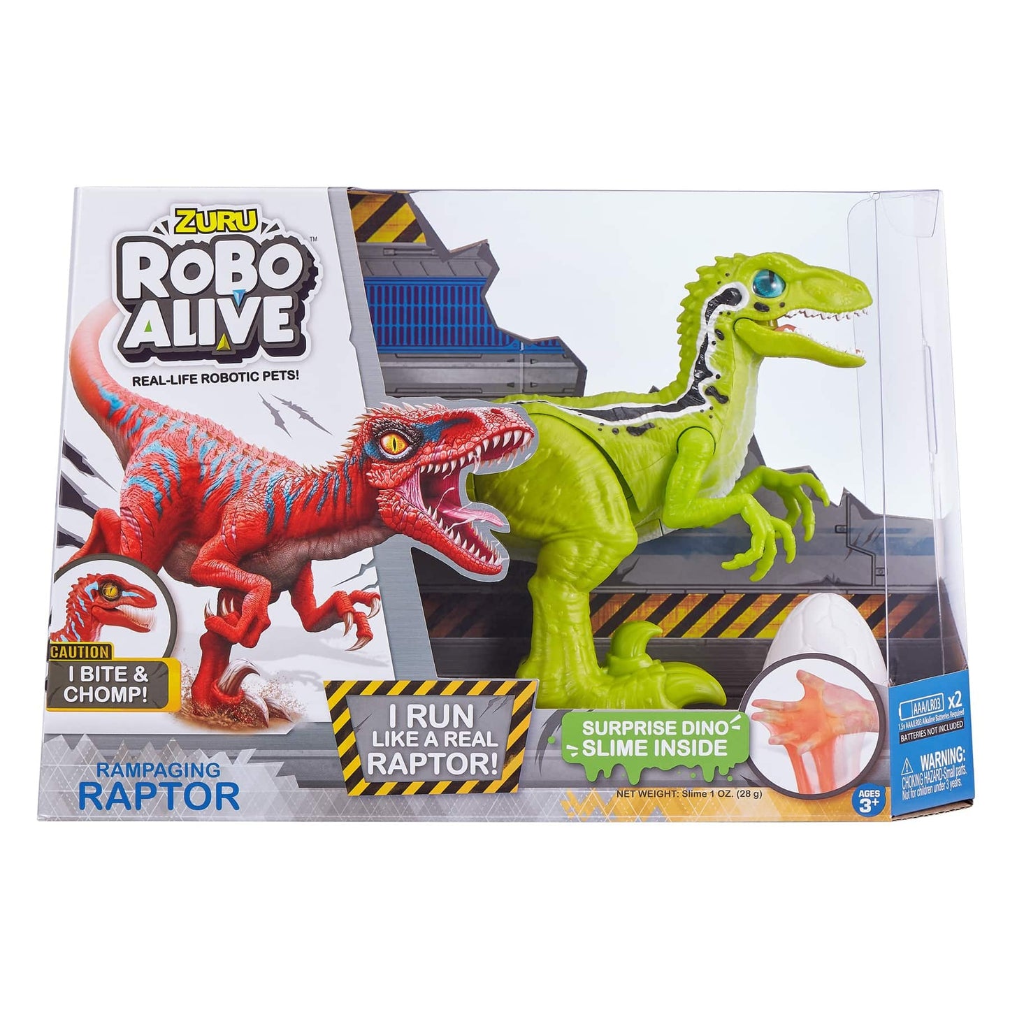 Robo Alive Toys Robo Alive Rampaging Raptor Robotic Pet (Styles May Vary)