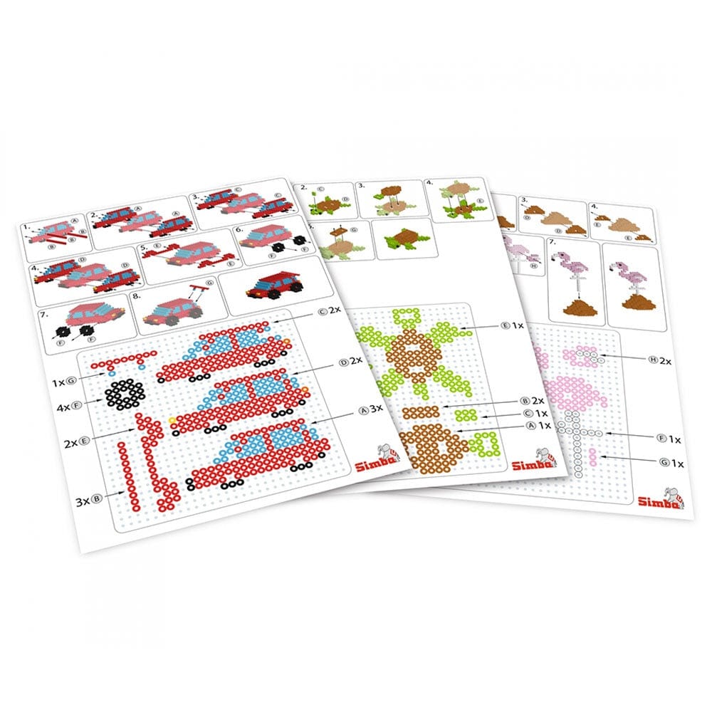 Simba Toys Simba - Art & Fun Ironing Beads 3D