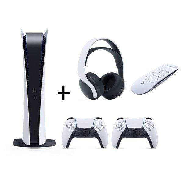 Sony Gaming Sony PlayStation 5 Console + PS5 PULSE 3D wireless headset + PS5 DualSense Wireless Controller + PS5 Media Remote
