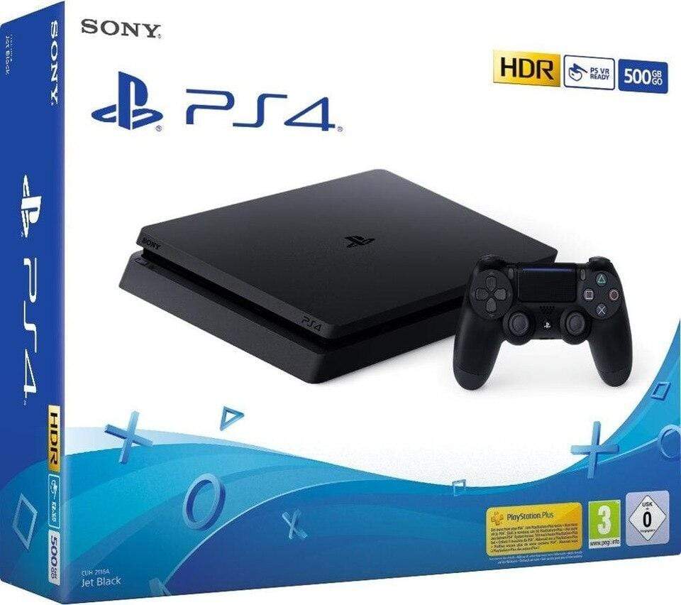 Sony Gaming Sony PS4 Slim Gaming Console 500GB Black