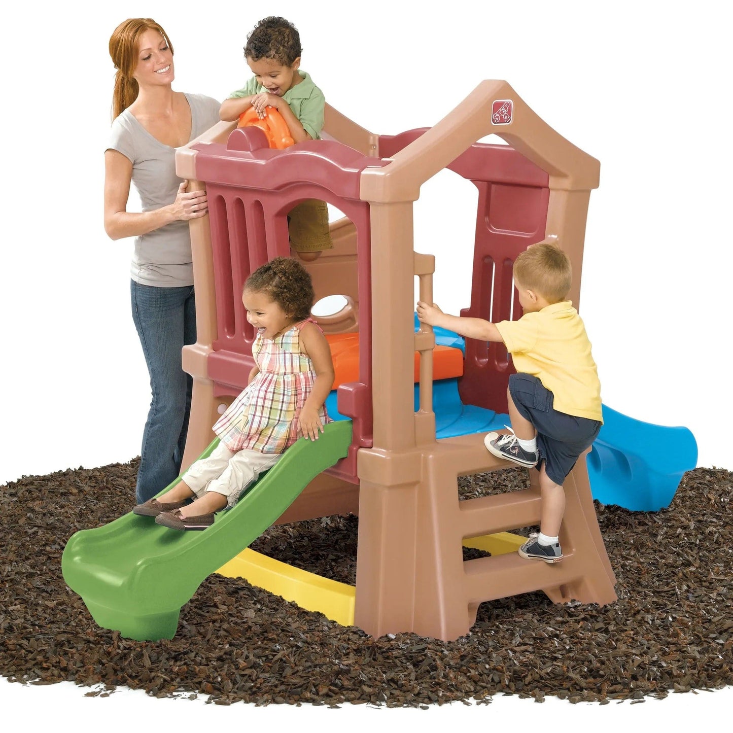 Step2 Outdoor Step2 Play Up Double Slide Climber