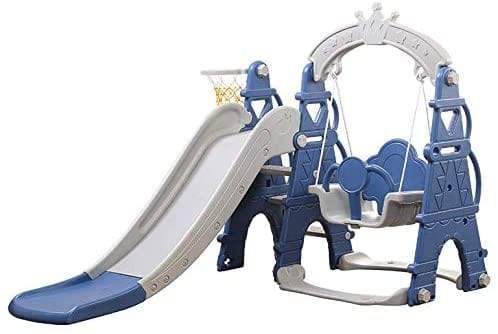 Vail Toys Vail Eiffel Tower 3 in 1 slide Swing Basketball Hoops