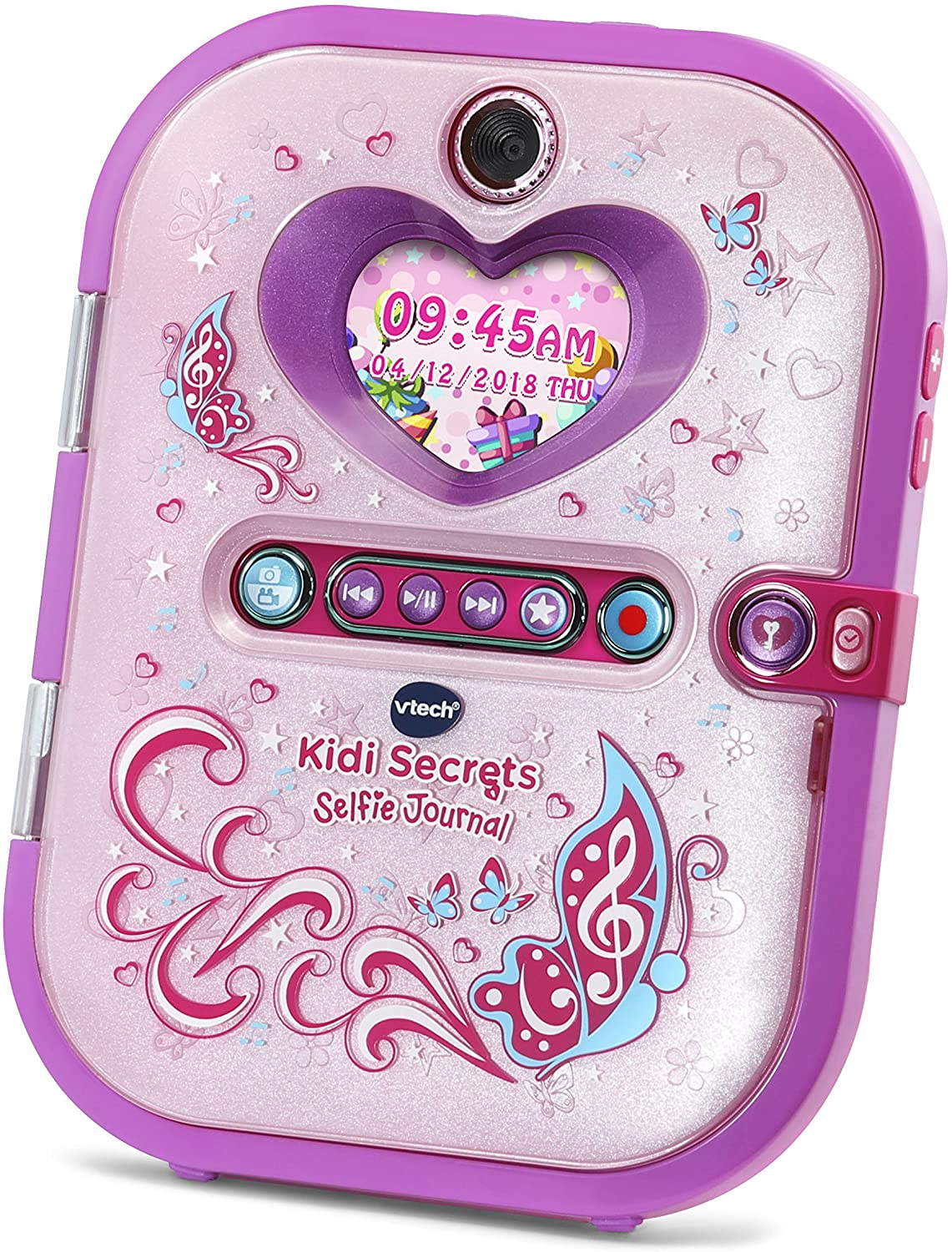 VTech Babies VTech Kidi Secrets Selfie Journal with Face Identifier, Pink