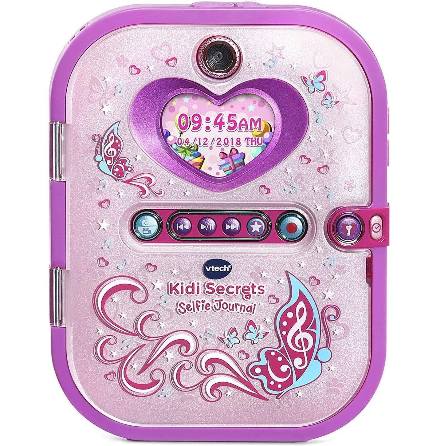 VTech Babies VTech Kidi Secrets Selfie Journal with Face Identifier, Pink