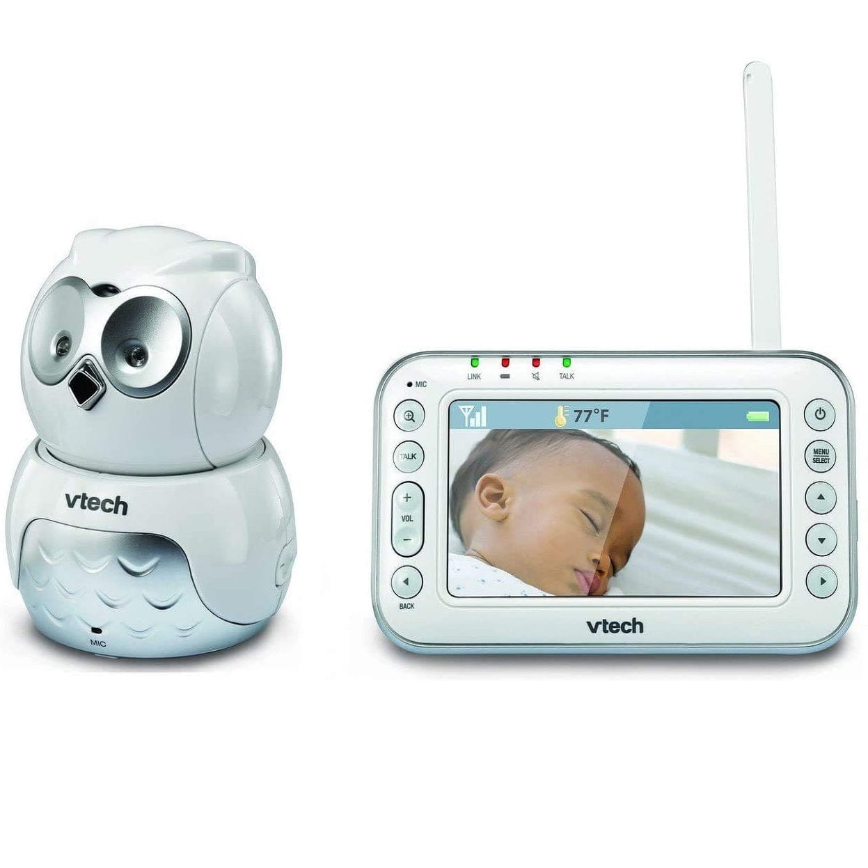VTech Babies Vtech Owl Video & Audio baby monitor with motorised Pan and Tilt VTBM4600