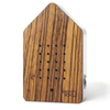 Zwitscherbox Home & Kitchen Zwitscherbox Birdbox Wood Zebrano