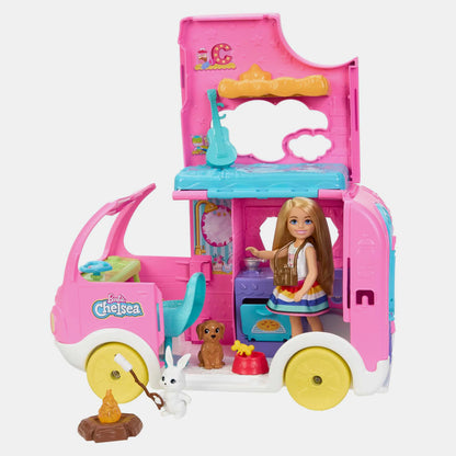 Barbie Club Chelsea Camper Refresh Playset