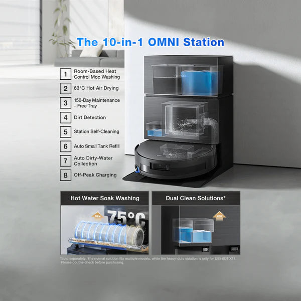 ECOVACS DEEBOT X11 PRO OMNI Robotic Vacuum & Mop