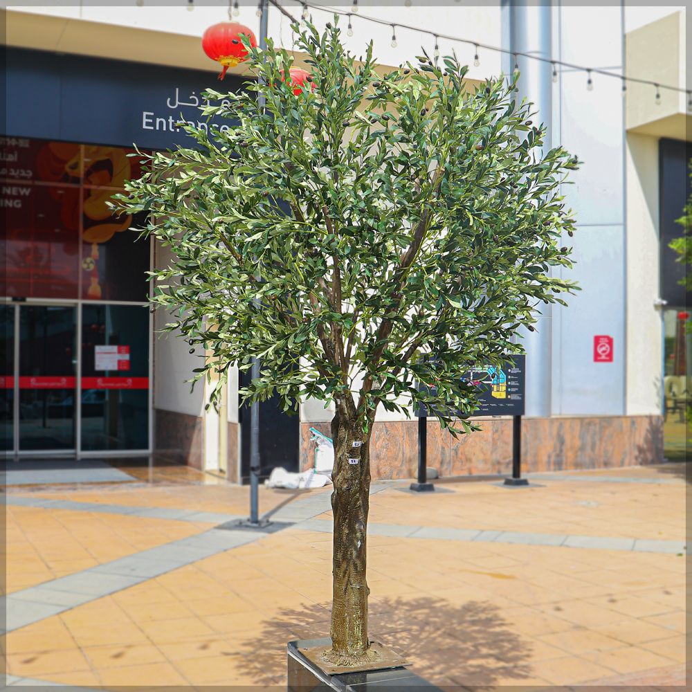 YATAI Artificial Faux Olive Tree About 2.4 Meters