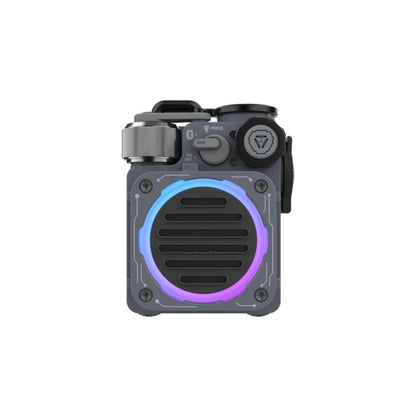 Muzen Cyber Cube Standard RGB Futuristic BT Speaker – (Grey)