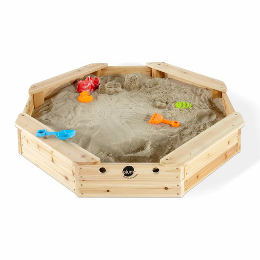 Plum - Treasure Beach Wooden Sandpit with Cover