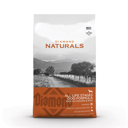 Diamond Naturals All Life Stages Dog Chicken & Rice Formula 15kg / 33LB