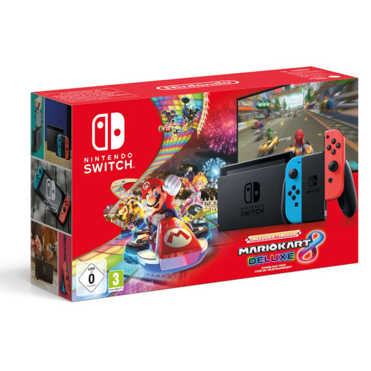 Nintendo Switch + Mario Kart-8 Deluxe Bundle