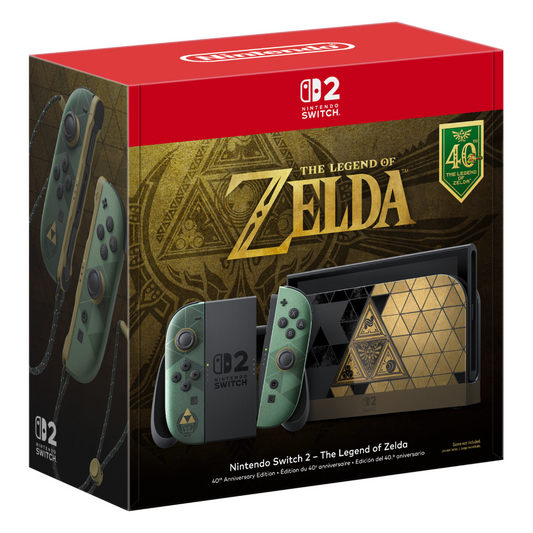 Nintendo Switch 2: The Legend of Zelda 40th Anniversary Edition Console