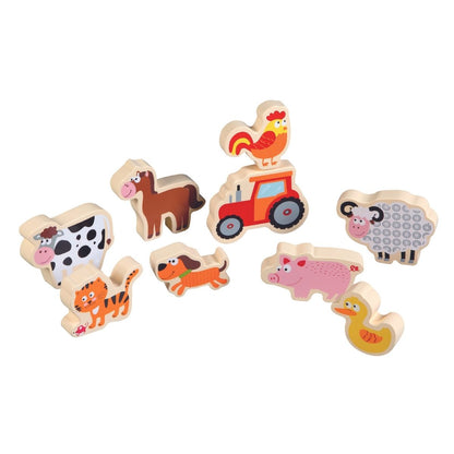 Lelin Chunky Farm Puzzle