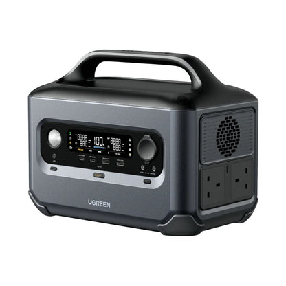 UGreen Powerroam 600W 680Wh Lifeo4 Battery Backup Solar Generator - Black
