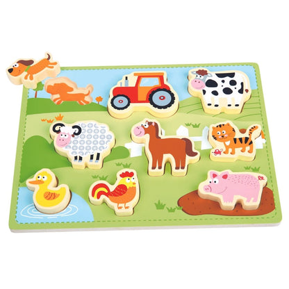 Lelin Chunky Farm Puzzle
