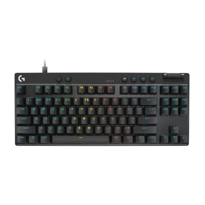 Logitech G Pro X TKL Rapid Wired Gaming Keyboard - Black (English)