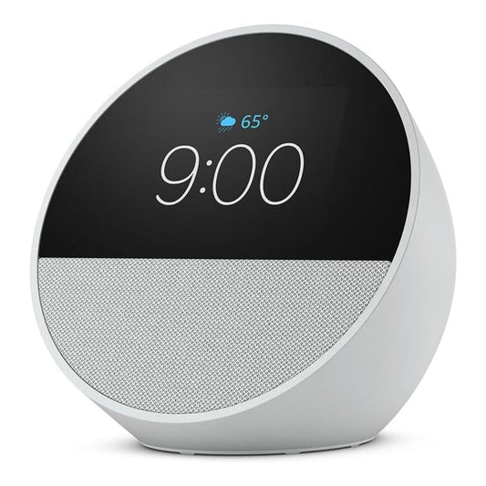 Amazon Echo Spot Wireless Speaker With Alexa Voice Control - White