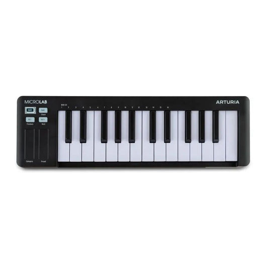 Arturia Microlab MK3 Universal Midi Keyboard Controller - Black