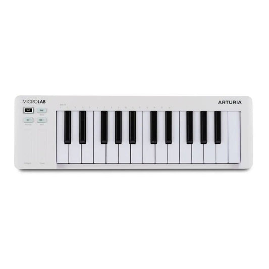 Arturia Microlab MK3 Universal Midi Keyboard Controller - White