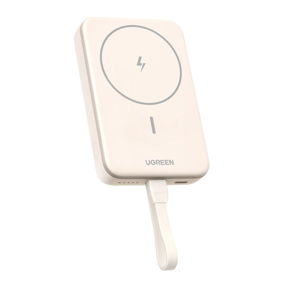 UGreen PB760 10000mAh Mini Magnetic Wireless 20W Power Bank USB - White