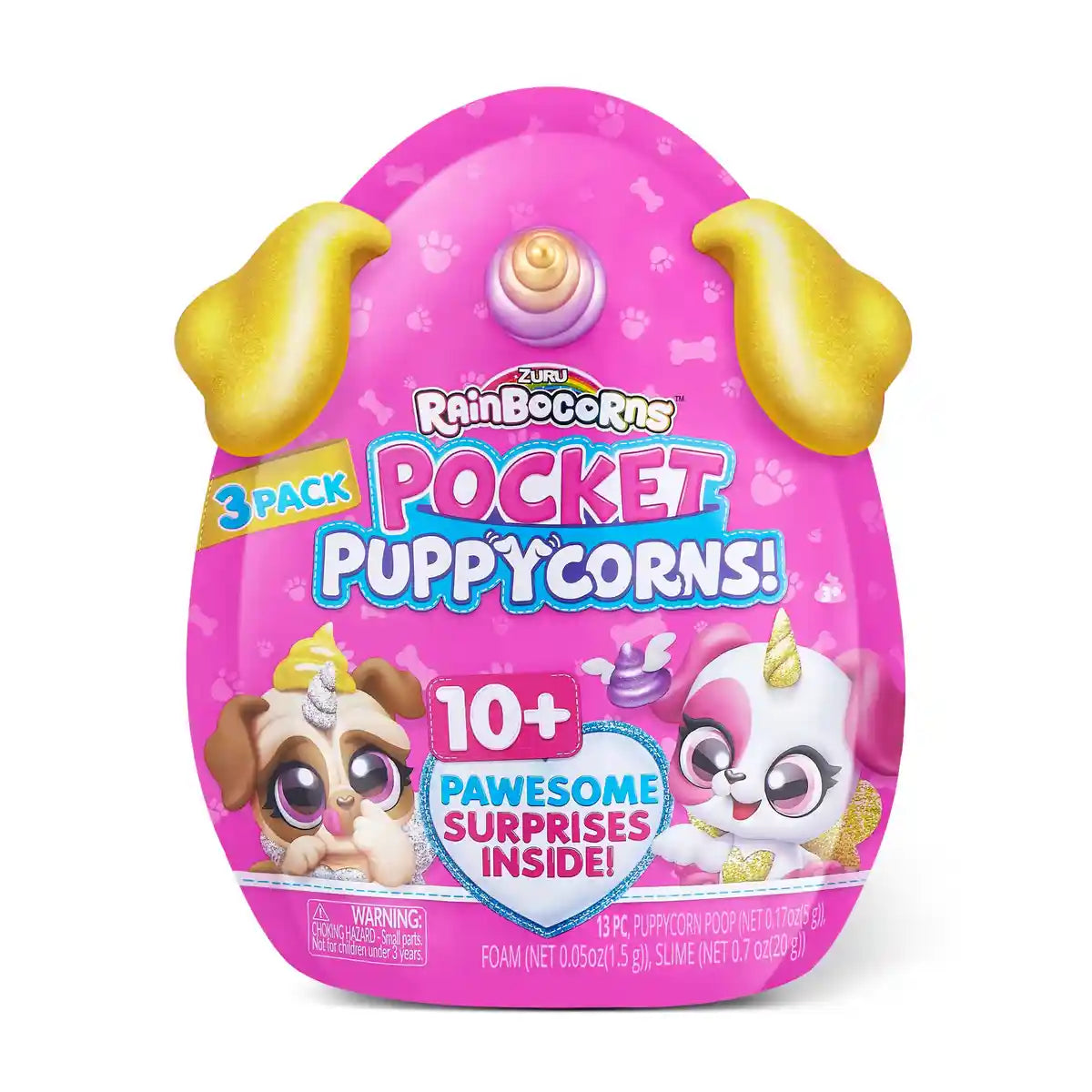 Rainbocorns - Pocket Puppycorn Surprise S1 Bobble Head Large PDQ