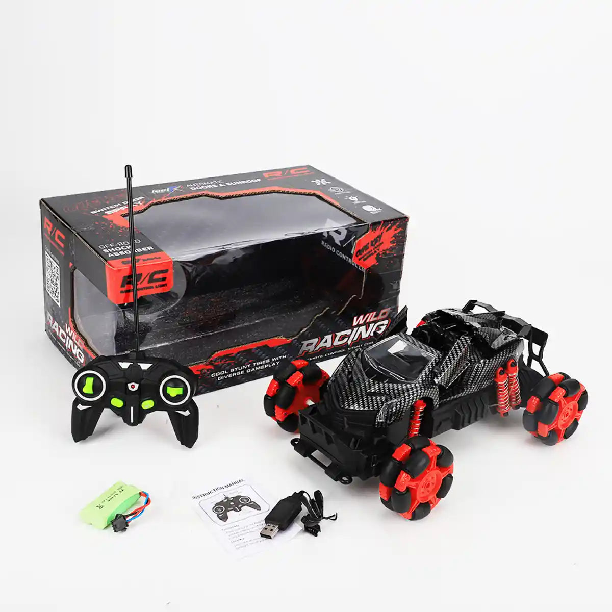 JustDK Wild Racing RC Stunt Car