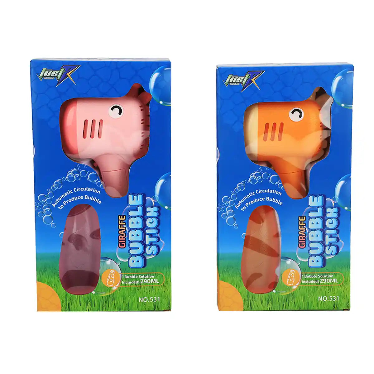 JustDK Giraffe Bubble Wand - Assorted
