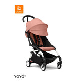 Stokke YOYO3 White Frame & 6+ Ginger Bundle